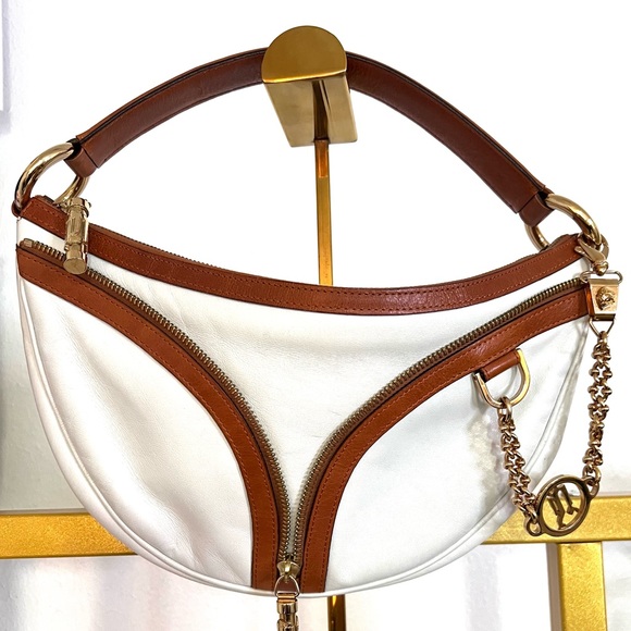 VERSACE Repeat Leather Shoulder Bag - Picture 10 of 16